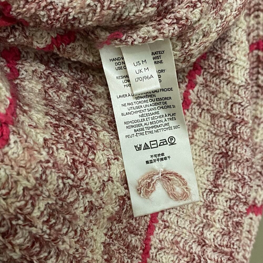 Daily Practice Anthropologie Striped Knit Sweater Vest Medium Sleeveless Top - Picture 9 of 11